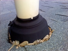Marietta's Best Gutter Cleaners' Certainteed Certified roofers can replace your cracked and rotted vent boots.
